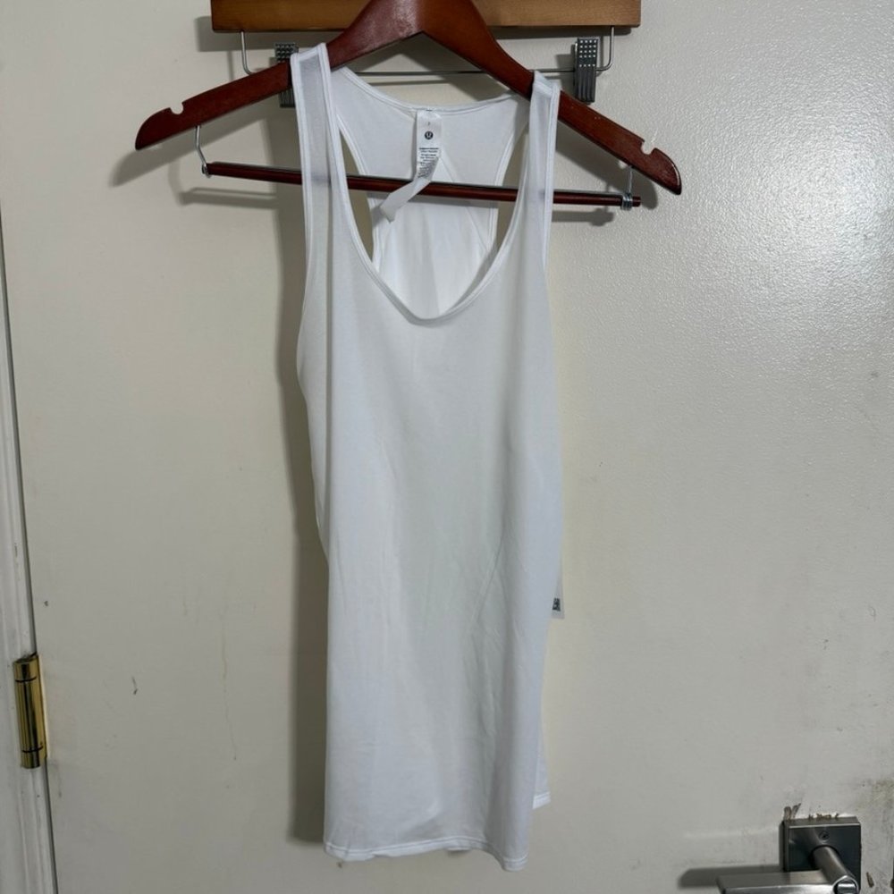 NWT Lululemon Essentials Tank Pleated White - 2